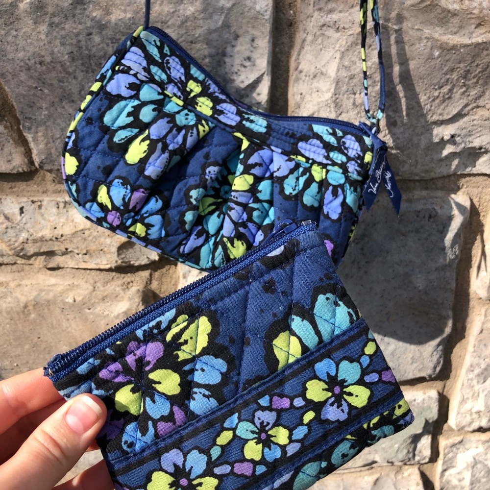 Vera Bradley crossbody Purse and coin wallet